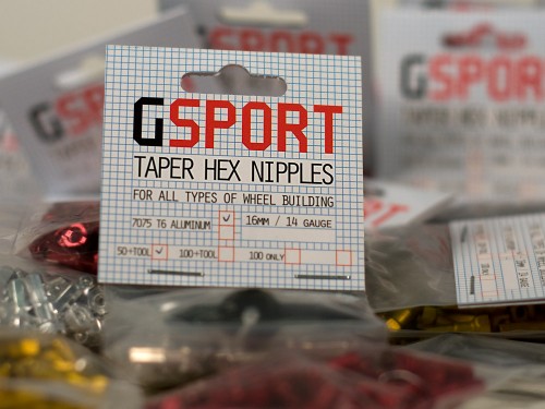 GSport Taper Hex Nipples: Available Now!
