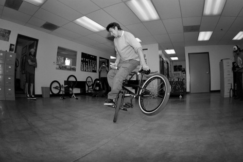 Gabe Kabmiri spinning out some moves in our office.
