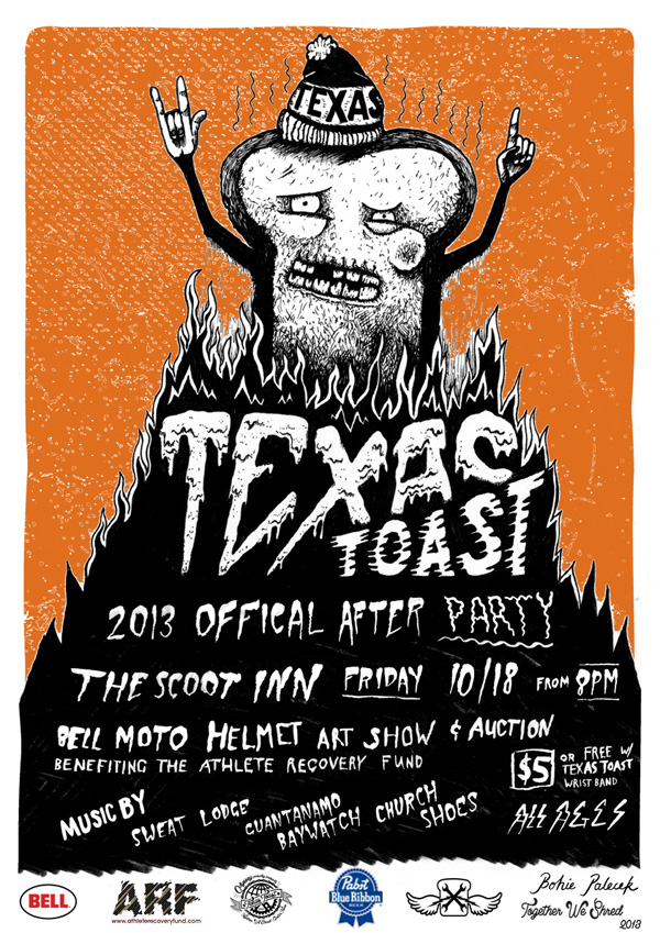 TexasToast2013 - Bell Helmets Art Show